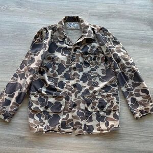 Vintage Duck Bay Men's Medium Camouflage Jacket Utility 80's Streetwear Field